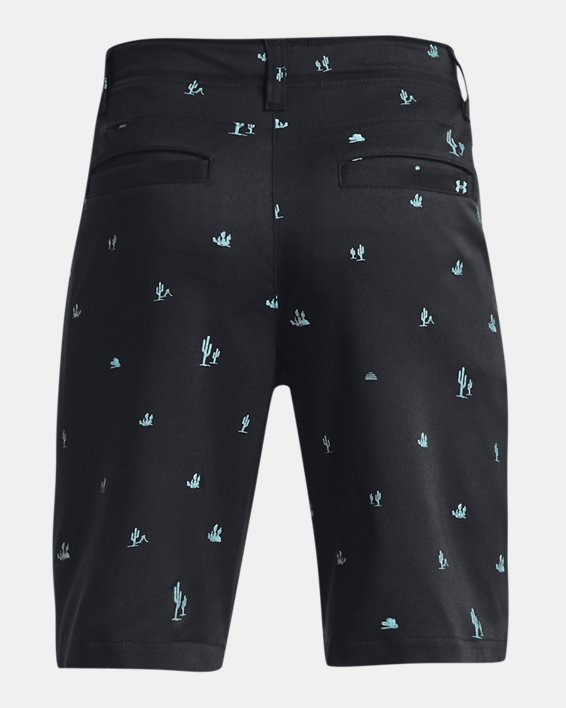 Boys' UA Golf Printed Shorts in Black image number 1